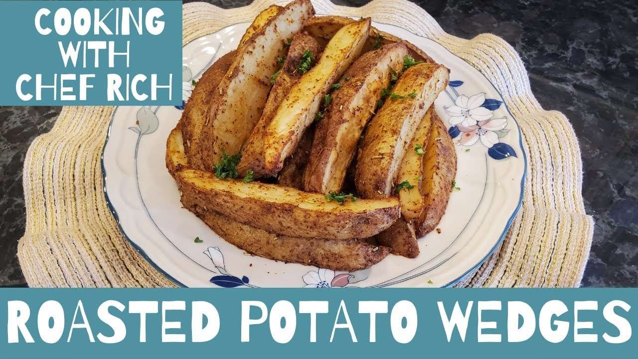 Roasted Potato Wedges Recipe | PERFECT and EASY Side Dish or Snack [LEARN IN LESS THAN 4 MINUTES]