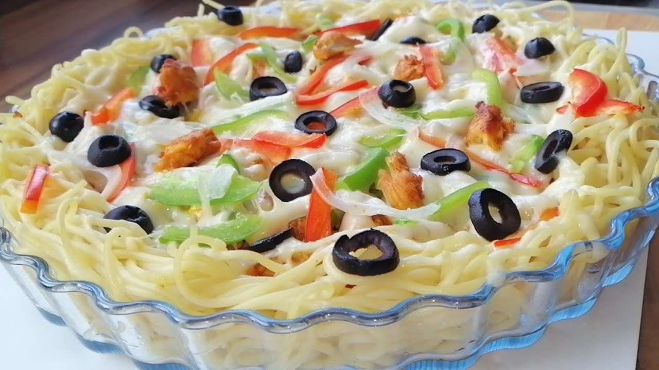 Spaghetti Pizza Recipe //Easy and tasty Recipe