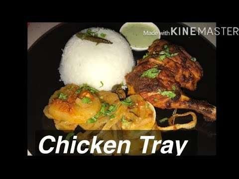 Chicken Tray | Malaysia Style Fried Chicken With Rice | chicken | Cook With Hadiya