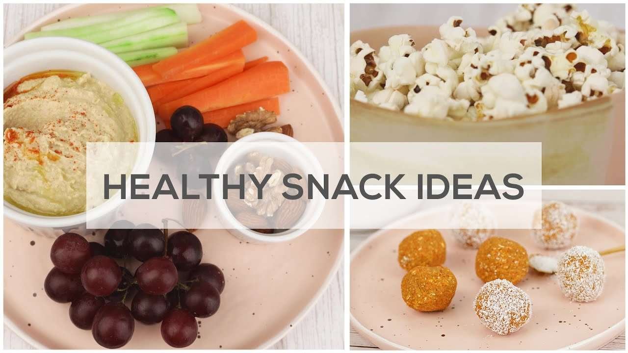 3 HEALTHY SNACK IDEAS I Easy recipes