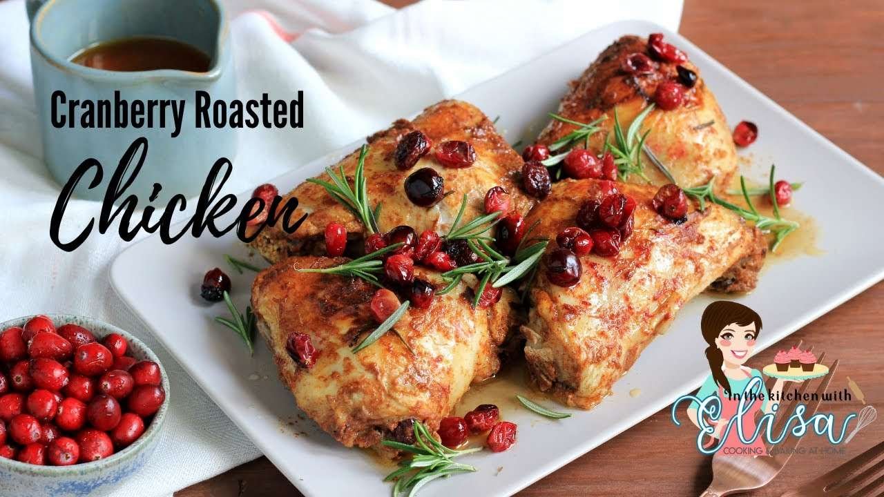 Cranberry Oven Roasted Chicken Recipe