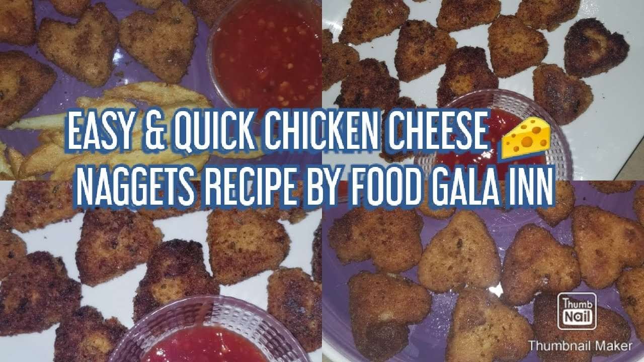 #easyandquickchickennaggets #cheesenaggets EASY&QUICK CHICKEN CHEESE NAGGETS RECIPE BY FOOD GALA INN