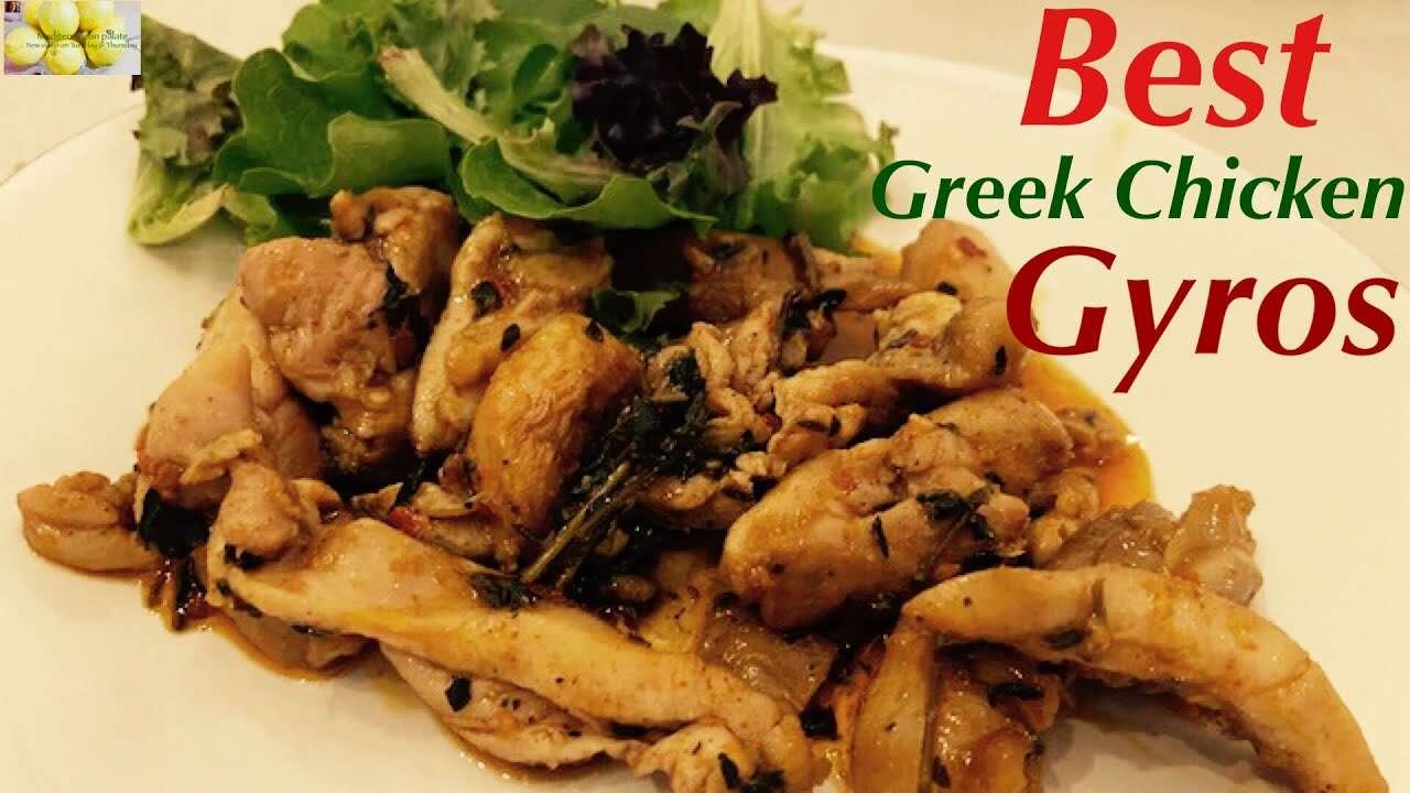 Greek chicken gyros, so tasty 5 minutes easy recipe – Meat main dishes 2020