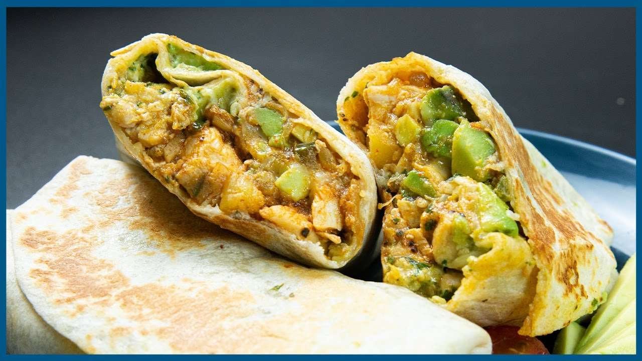 Chicken Avocado Burrito Recipe | The Halal Kitchen