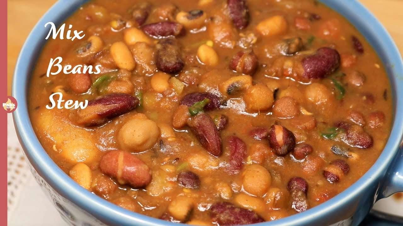 Pressure Cooker Mixed Beans Stew | Simple mixed beans recipe | [Winter recipe] – Pabs Kitchen