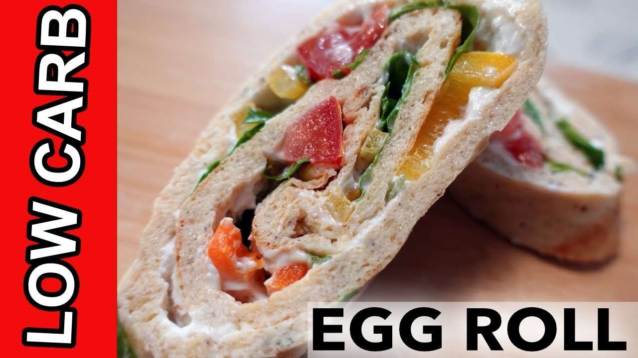 Healthy Low Carb Egg Roll With Cheese – Easy Recipe