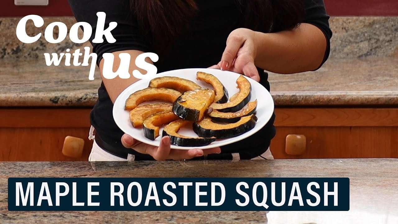Maple Roasted Acorn Squash Recipe | Cook With Us | Well+Good