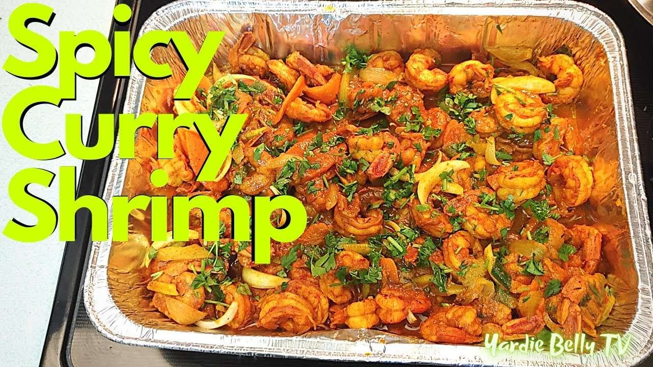 THE BEST EVER SPICY CURRY SHRIMP RECIPE | JAMAICAN SEAFOOD DISH