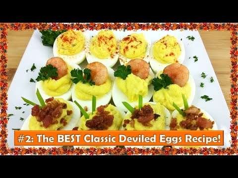 The BEST Classic Deviled Eggs w/Foolproof Boiled Egg Method! (Thanksgiving Recipes Week: Dish #2)