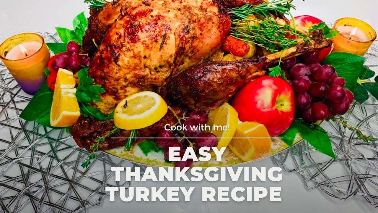 Easy Thanksgiving Turkey Recipe//How To Cook Tender Juicy Turkey. And How To Decorate it…..