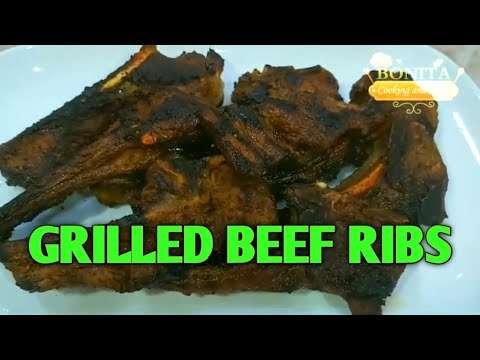 Easy grilled beef ribs| A flavorful,juicy and tender beef grilled recipe.