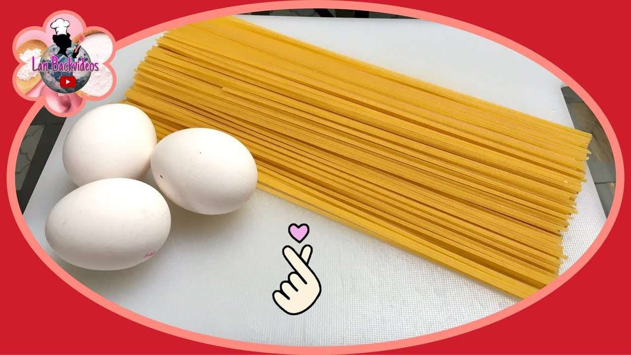 [YUMMY] spaghetti egg recipe | how to make spaghetti | spaghetti eier | einfache Rezepte