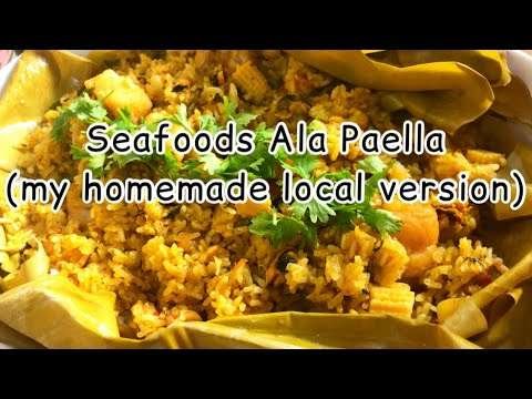Seafoods Ala Paella | Easy To Cook |  (my own version)