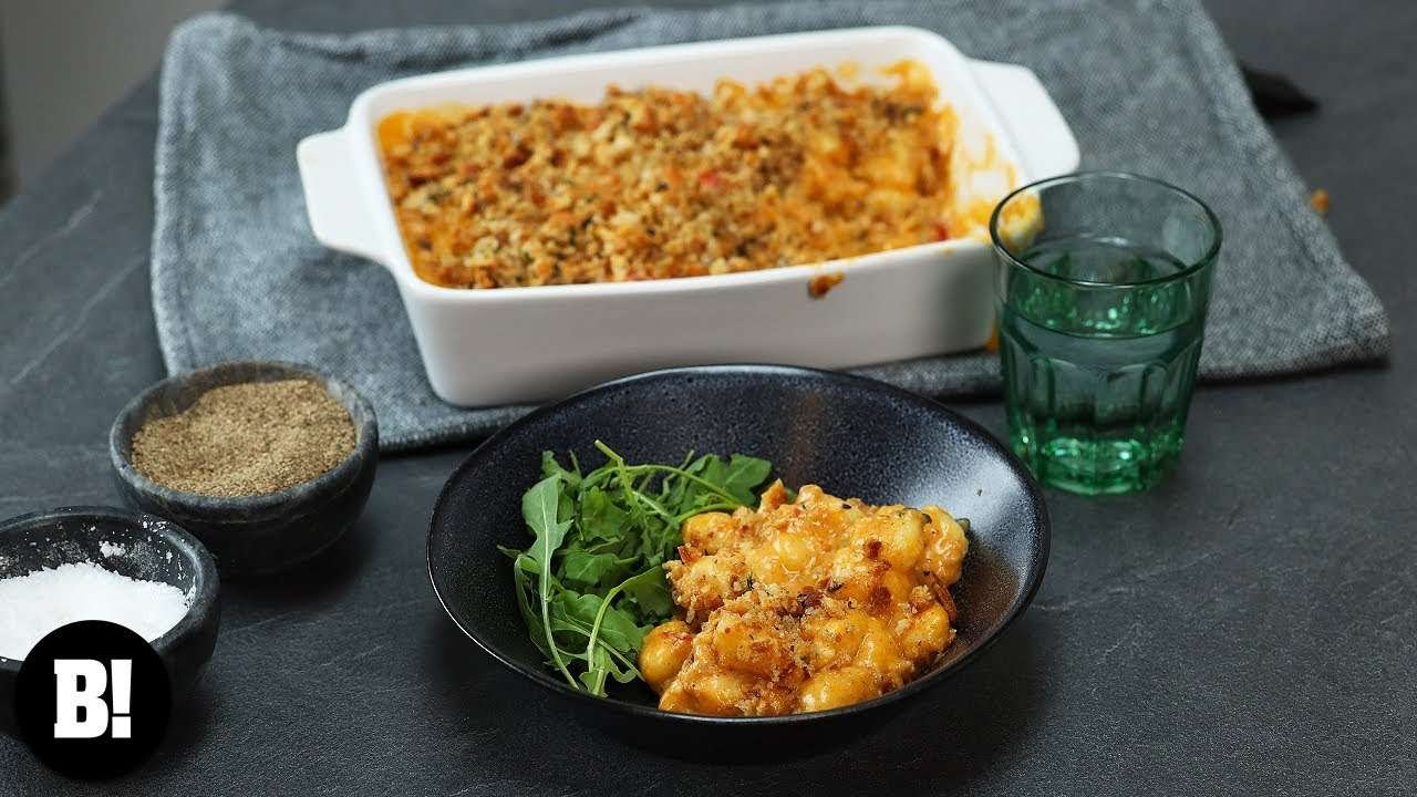 CHEESY GNOCCHI TRAYBAKE (that's VEGAN!)