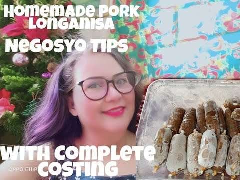 HOW TO MAKE HOMEMADE SKINLESS LONGGANISA | My Kitchen Recipe | Mary Grace Gonzales