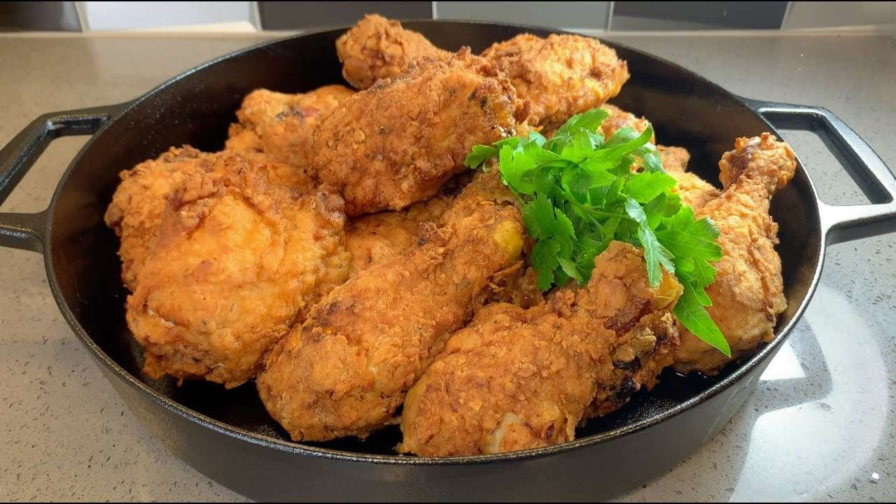 Cast Iron Buttermilk Fried Chicken