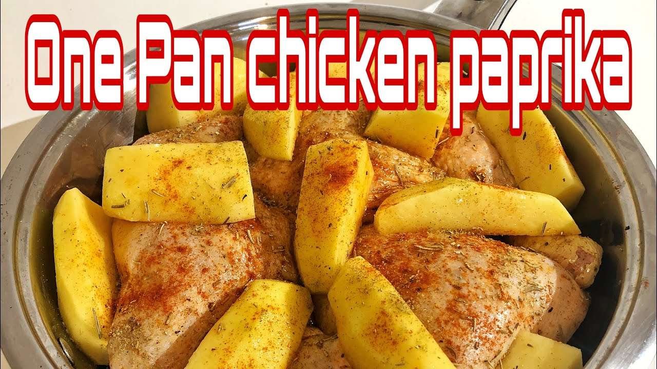 ONE PAN CHICKEN PAPRIKA | QUICK AND EASY | HOW TO MAKE PAPRIKA CHICKEN |