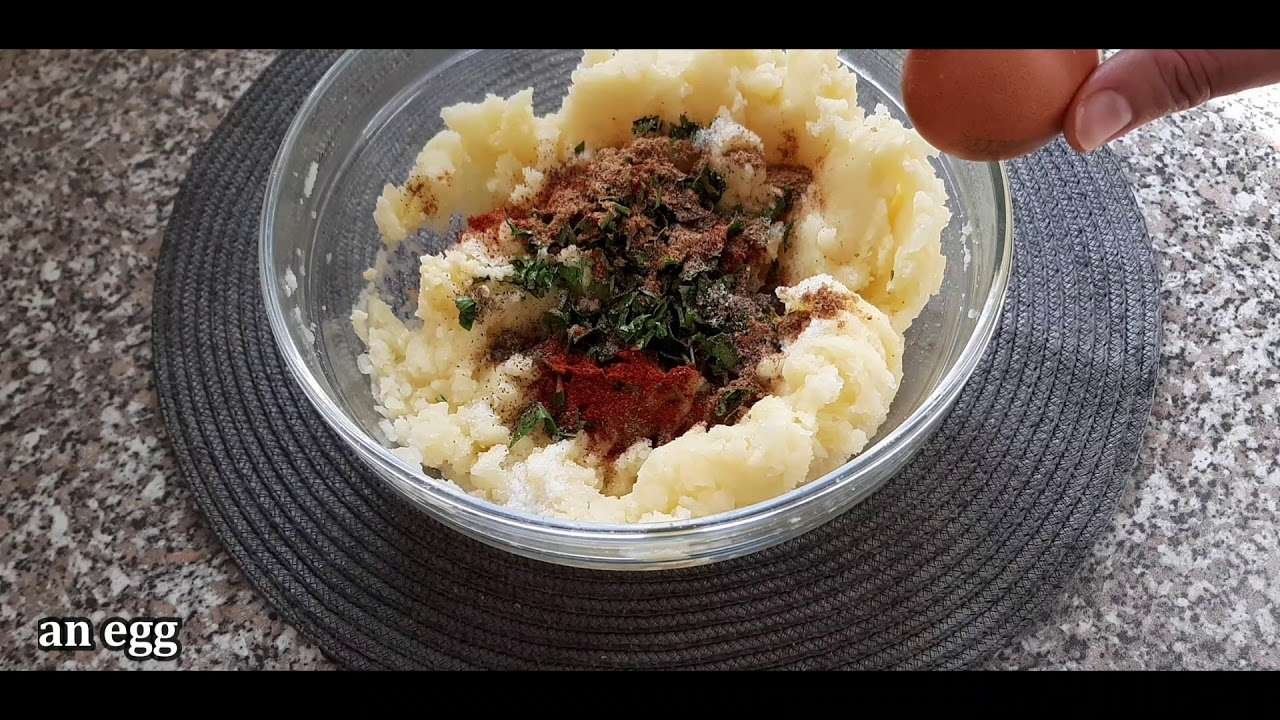 easy and tasty mashed potato balls | subtitle 🇬🇧 🇮🇹 🇪🇸 🇫🇷 🇩🇪  🇵🇹 🇸🇦 🇰🇷 #Recipe 1