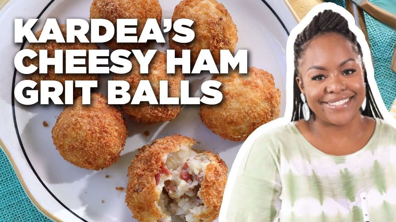 Kardea Brown's Cheesy Country Ham Grit Balls | Delicious Miss Brown | Food Network