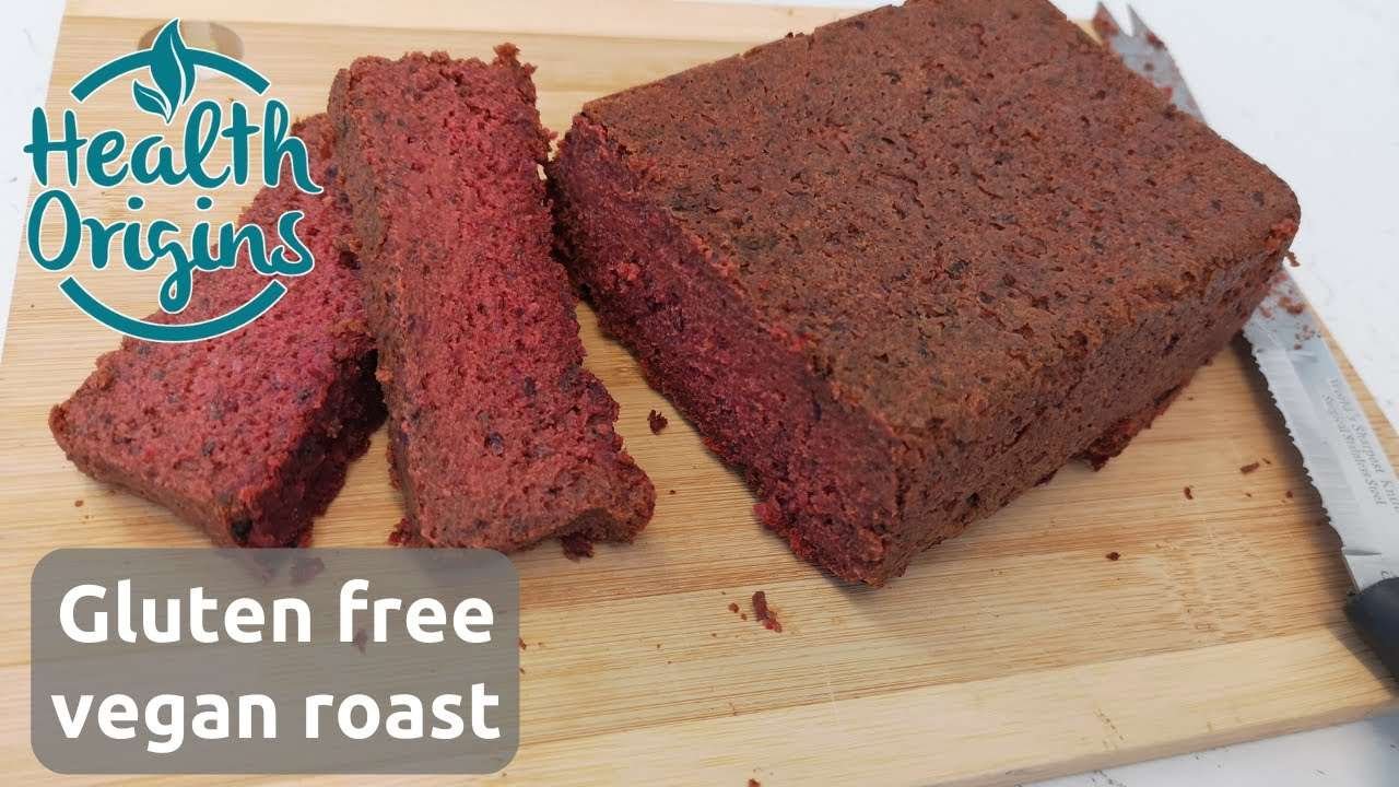 Gluten free vegan roast with okara