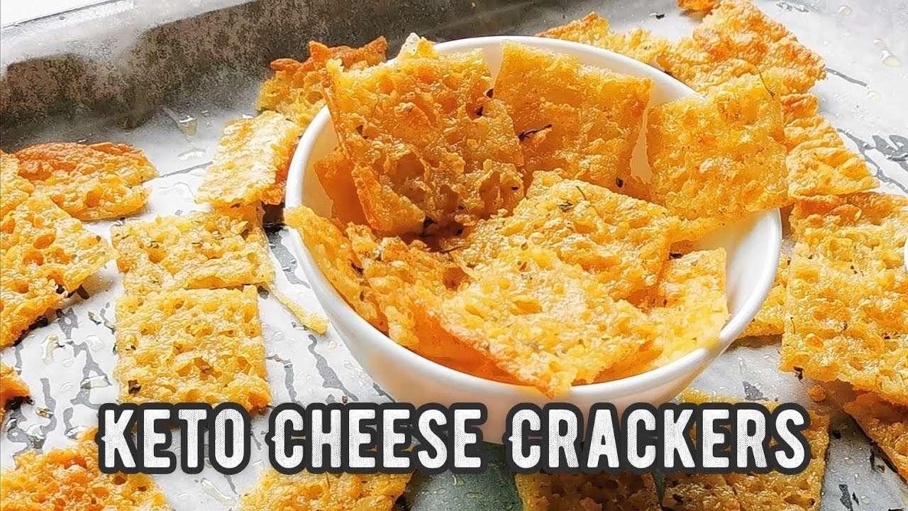 Keto Cheese Crackers | 2 Ingredient Healthy Chips | Keto Low Carb Snack | Healthy Snack | 生酮零食 | 芝士餅