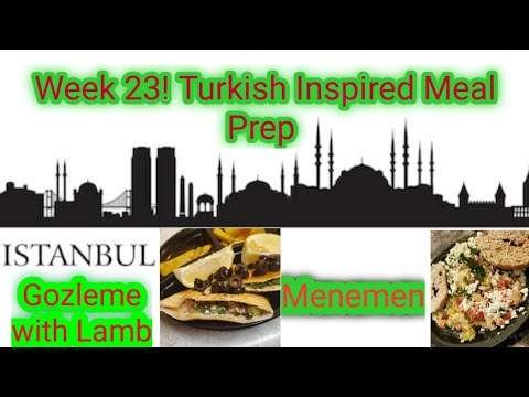 Week 23 Turkish Meal Prep for weight loss! Breakfast and Lunch! Step-by-step instructions and recipe