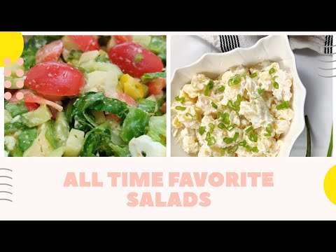 ALL TIME FAVORITE SALADS||EASY SALAD RECIPES||THEYOHANS