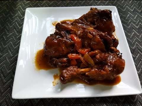 Jamaican Fricassee chicken (Revisited) Yard cooking Jamaica