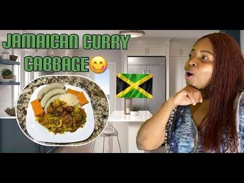 HOW TO MAKE CURRY CABBAGE w/ smoked sausage / easy and delicious cabbage recipe 🇯🇲