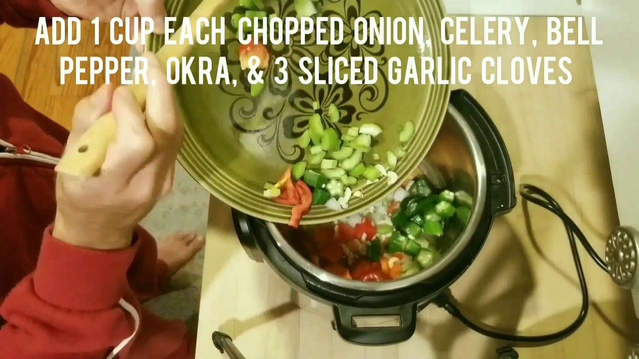 Instant Pot Pescatarian Seafood Gumbo Recipe