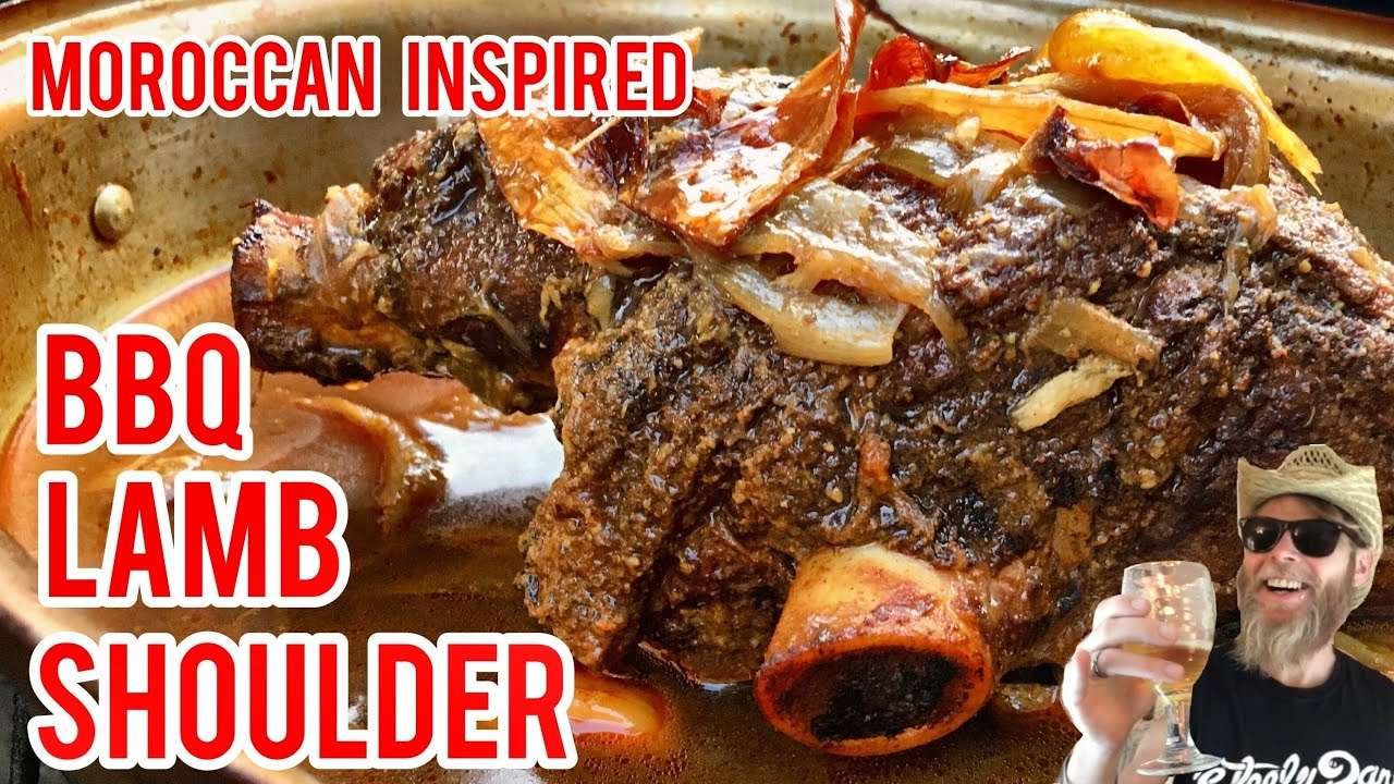 BBQ Lamb Shoulder -How to cook a Moroccan Inspired BBQ Smoked Lamb Shoulder Recipe