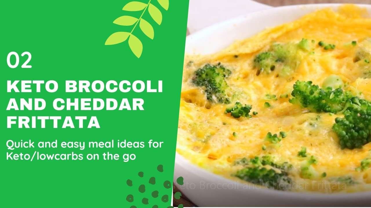 Keto Diet: Keto Broccoli and Cheddar Frittata | Recipe