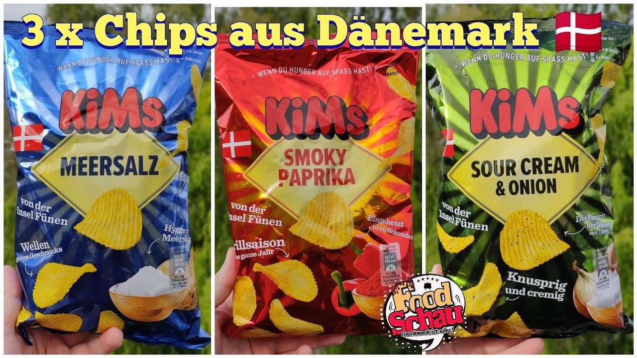 KiMs Chips Meersalz, Smoky Paprika, Sour Cream & Onion