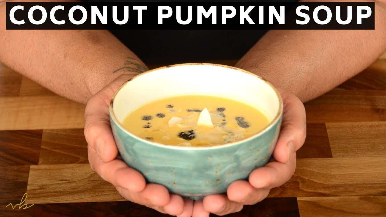 Coconut Pumpkin Soup | Easy Healthy Soup Recipe