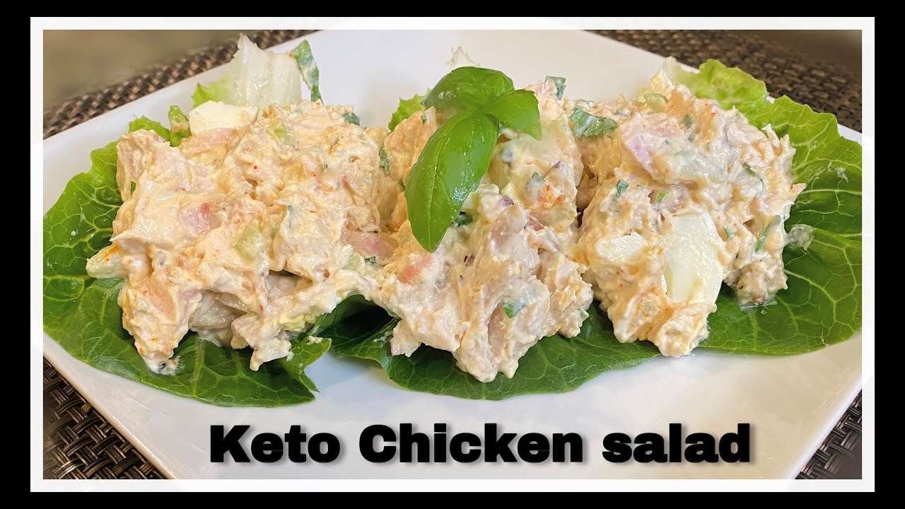 Chicken Salad Keto Recipe | How To Make Low Carb Chicken Salad | Quick and diabetic Friendly Recipe