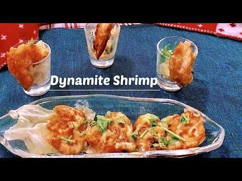 Easy Dynamite Shrimp Recipe / Crispy Fried Shrimp in Dynamite Sauce / 3 Ingredient Dynamite Sauce