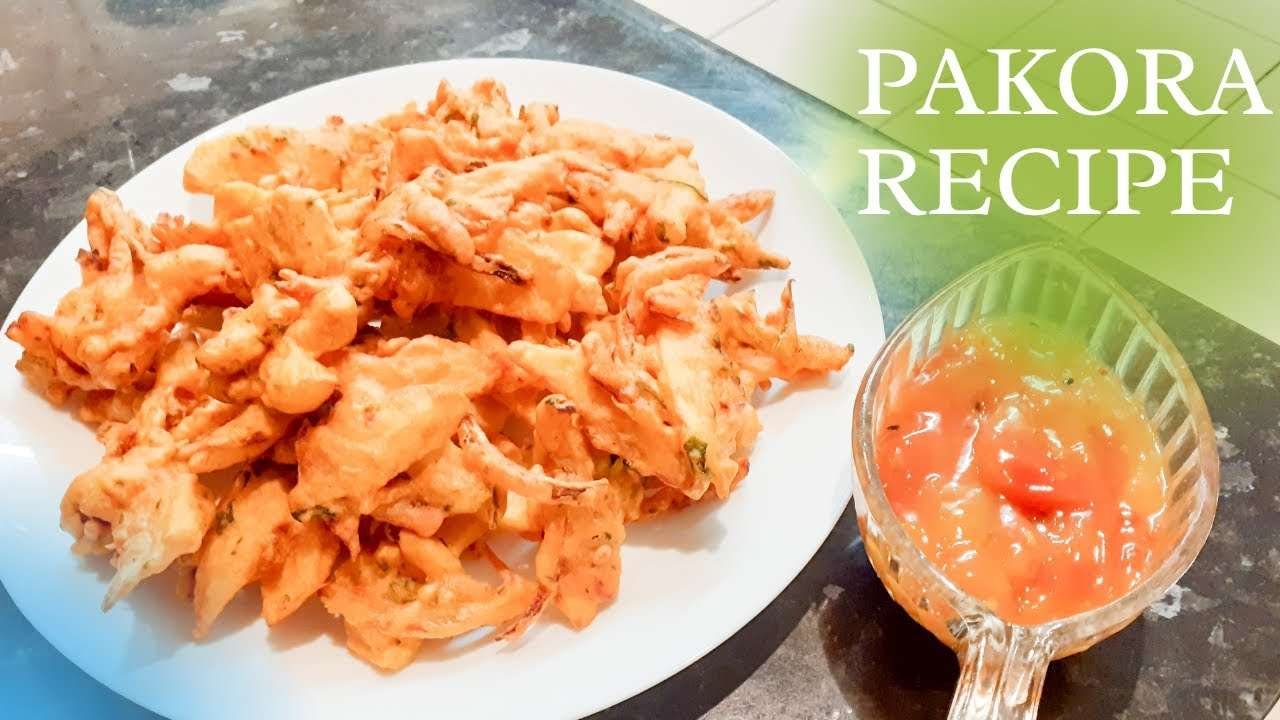PAKORA RECIPE | POTATO + ONION EASY SNACK RECIPE | FRIED FRITTERS
