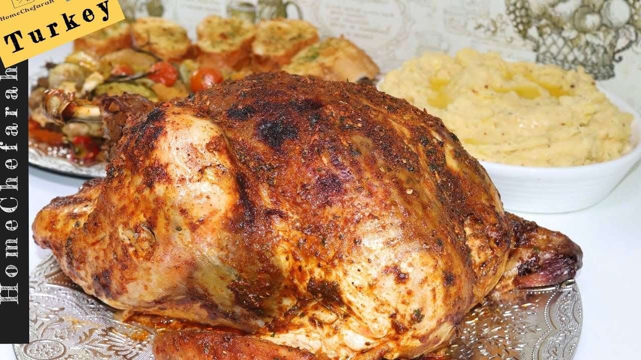 Easy Oven-Roasted Turkey Recipe In Urdu & English | Thanksgiving Recipe | HomeChefarah