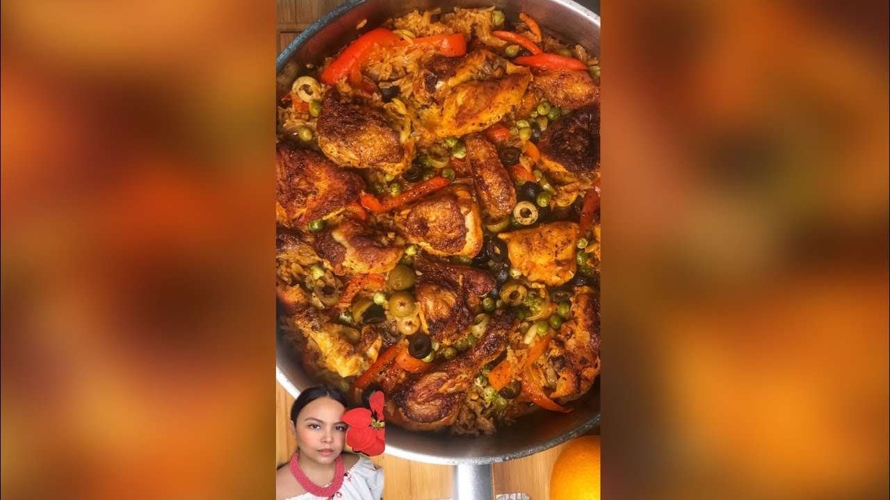 Arroz con pollo / Easy to make Chicken and Rice #chichen#Rice#Paella#Spanishfood# cooking#foodlover