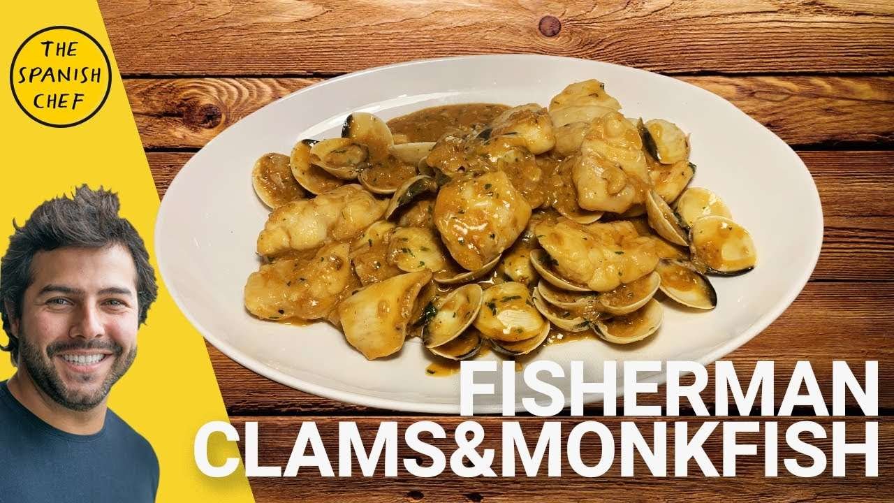 Carrilleras de rape y almejas a la marinera  | Clams and monkfish cheeks fishermen style