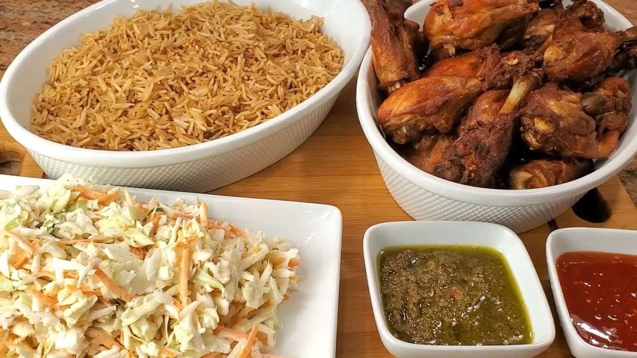 PLAIN FRIED RICE WITH FRIED CHICKEN || FRIED RICE|| FRIED CHICKEN|| DINNER IDEAS