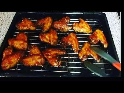 The best way to make chicken barbecue/ barbecue chicken wings.