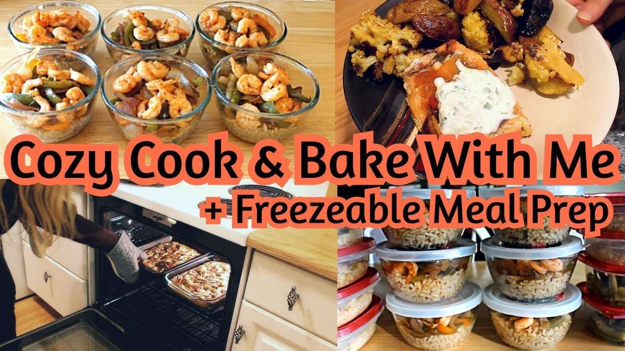 SATISFYING ALL DAY COOKING AND BAKING: Making Homemade Bread, Fish Meal Prep Ideas