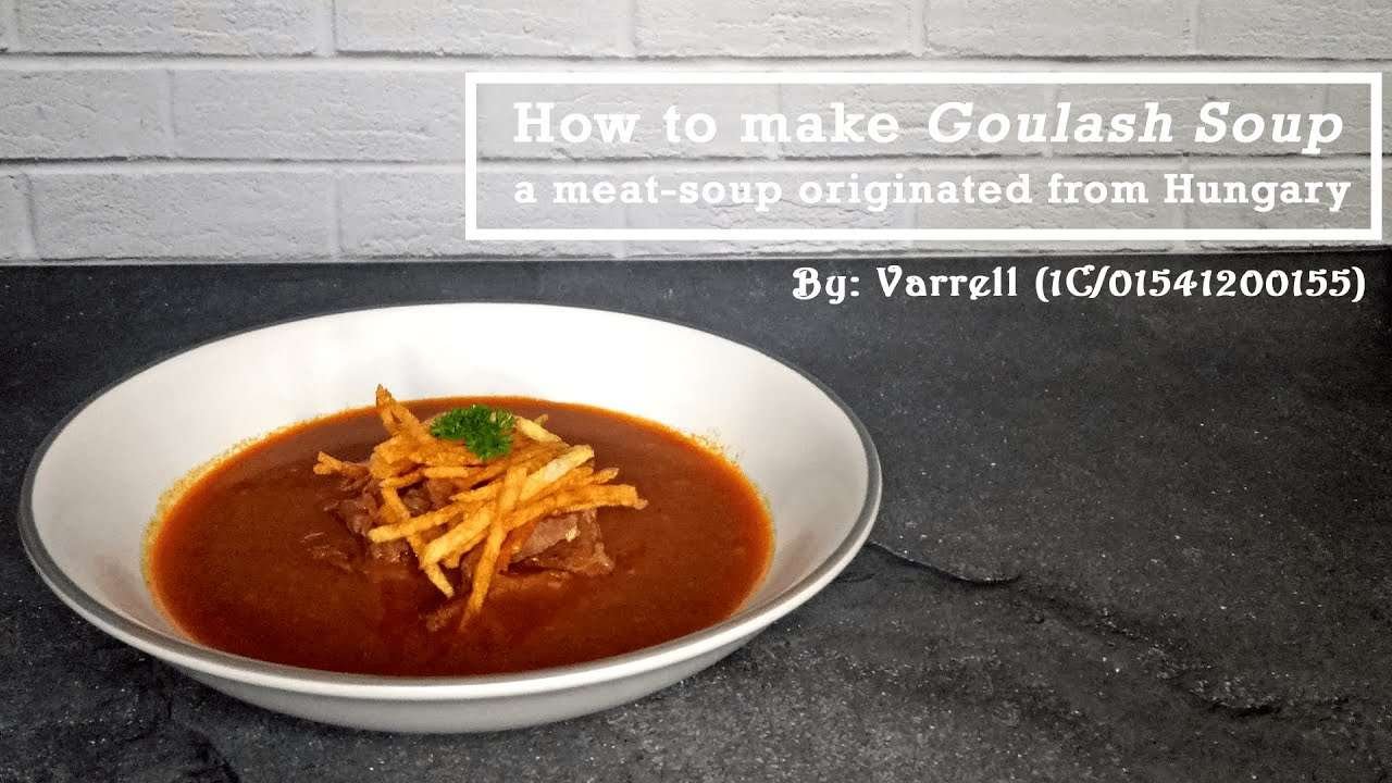 Goulash Soup – Varrell Isadora Victor – 01541200155