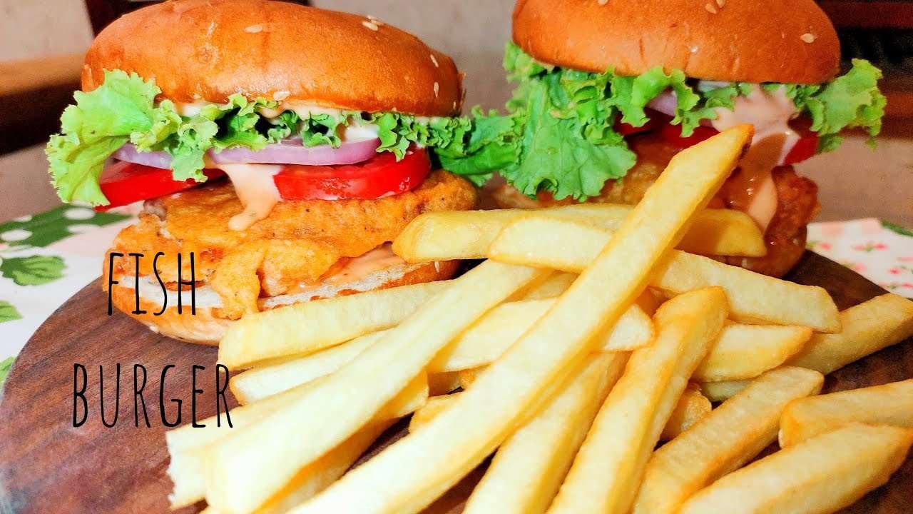 FISH BURGER RECIPE  | TASTY & EASY FISH BURGER | RESTAURANT STYLE BURGER  | BY SECRET HOME CHEF