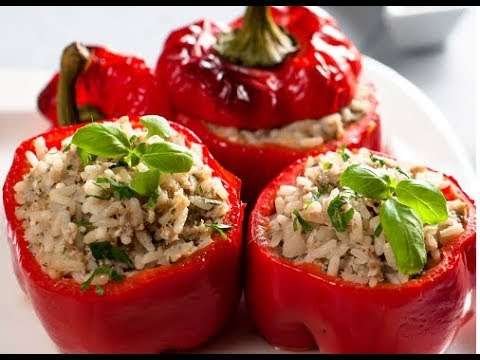 Gefüllte Paprika – Biber Dolmasi ☕ YUMMY RECIPES