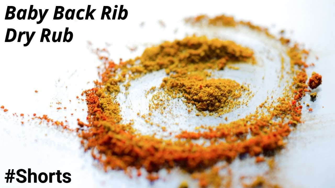 Baby Back Rib Dry Rub Recipe | #Shorts