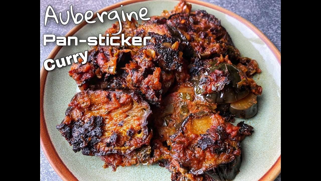 AUBERGINE PAN-STICKER CURRY | Burmese aubergine | Best aubergine curry ever | Food with Chetna