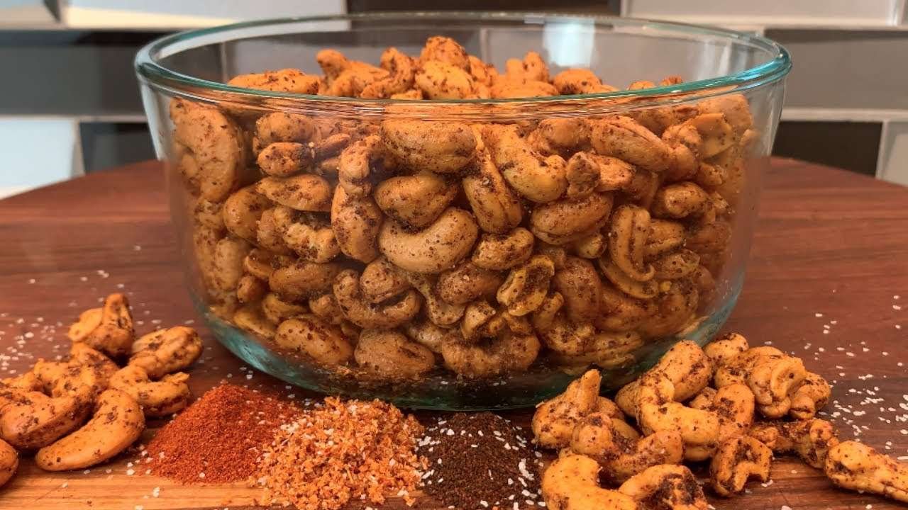 Spiced Cashews- Perfect Party Snacks