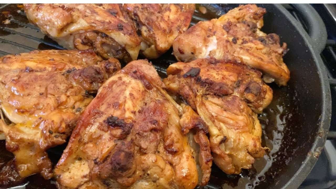 Easy Chicken thighs NO OVEN recipe!!